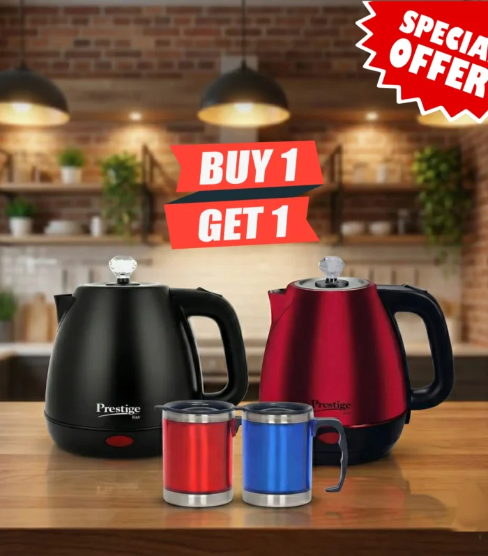 Prestige Star Electric Kettle (Buy 1 get Thermal Mug free)